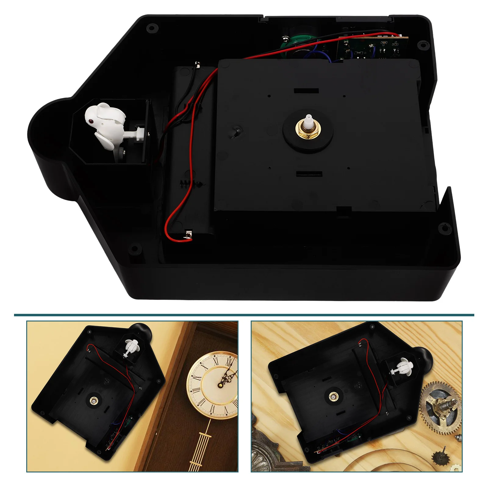 

Silent Quartz Cuckoo Clock Mechanism Operated Movement for Clock Repair Replacement and Minimalist Decor