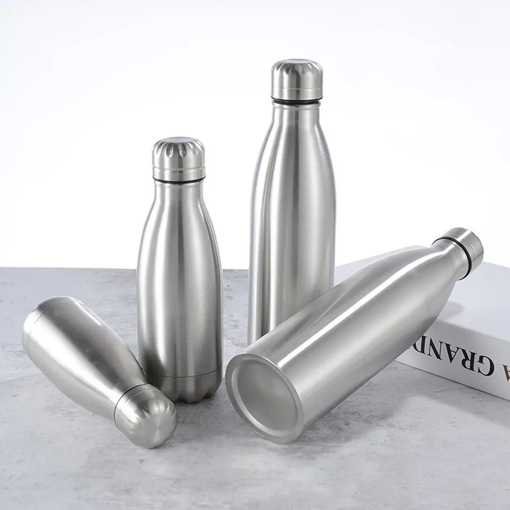 Stainless Steel Canteen Kettle Outdoor Water Bottle Portable Large Capacity Cola Drink Bottle Leakproof Sport Drinking Bottle