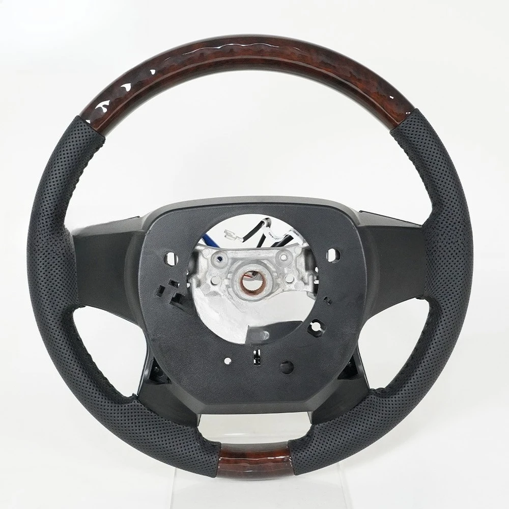 Suitable for LC200 mahogany steering wheel car steering wheel assembly modification