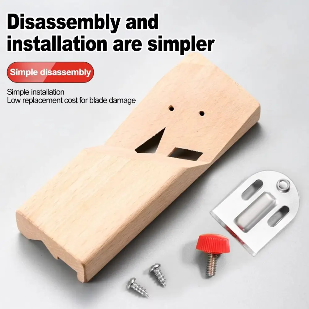 V-shaped Woodworking Chamfer Planer Adjustable Angled Durable Wood Structure Chamfering Planer Non-Electric Inverted Edge