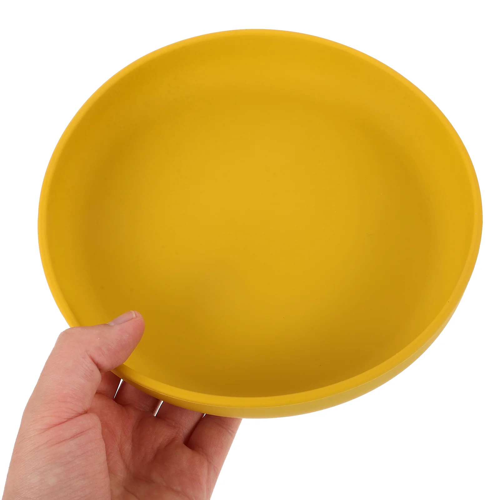 Suction Cups Spill-proof Dinner Plates Trays Base Dining Elderly Self-feeding Yellow for The