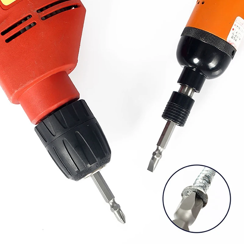 

10pcs Screwdriver Bits Double Head Magnetic Drill Bit PH2 Cross 6mm Slot 65mm For Electric Driver Power Tools Parts