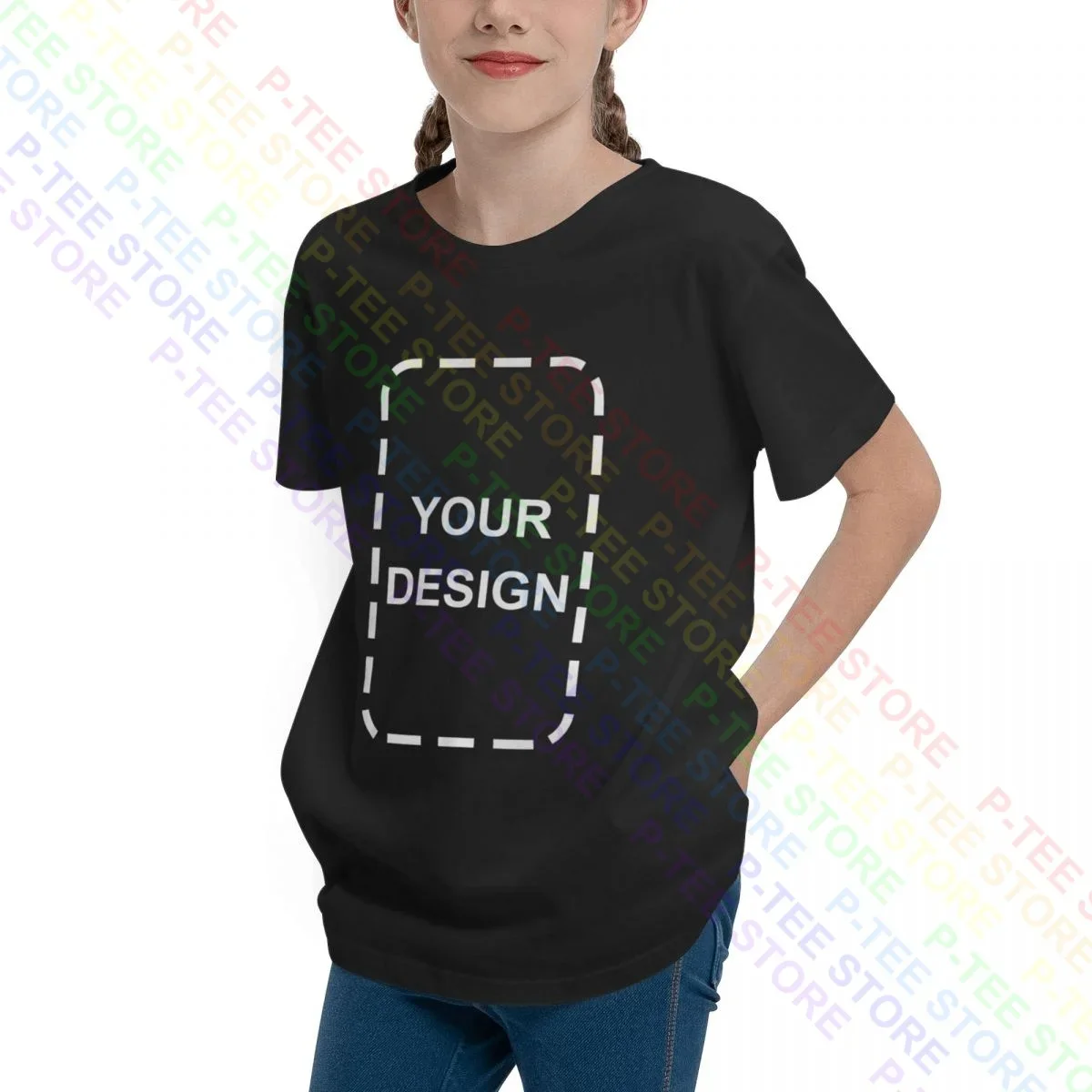 Custom Teenager Shirts Personalised Childrens Tshirt name clothing Girls Boys shirt DIY Cotton Custom design t shirt Logo