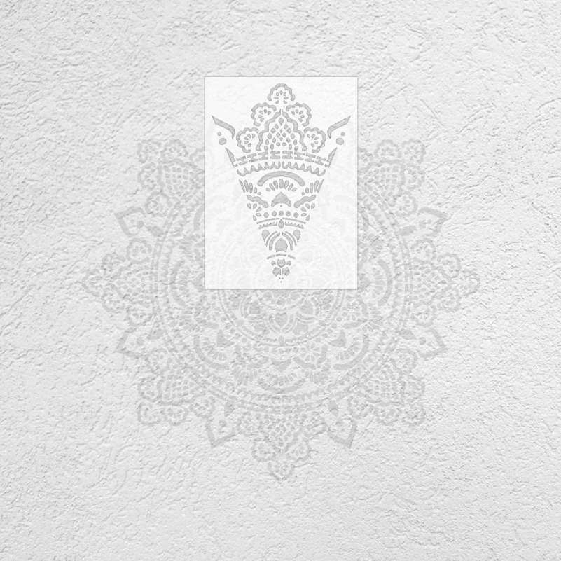 80cm - 120cm Stencil For Painting Decor Wall Plaster Template To Paint Larges Rococo Huge Giant Mandala Round Flower Lotus S268