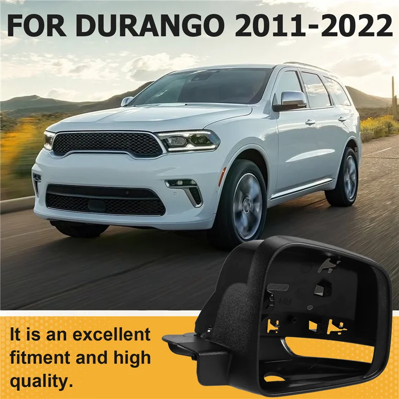 

Для Jeep Grand Cherokee WK Dodge Durango 2011-2022 рамка зеркала заднего вида автомобильные аксессуары