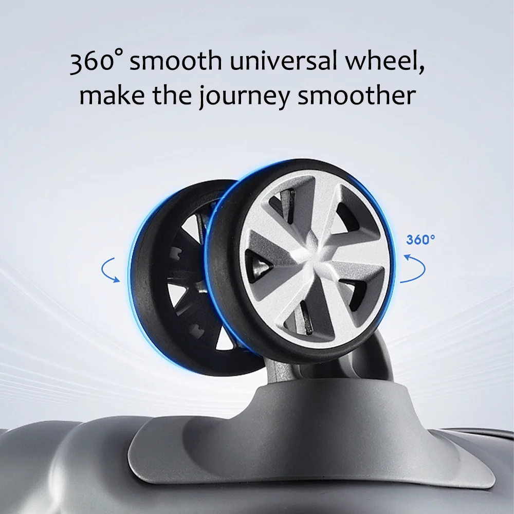 Suitable For SJTOBOL T12B Universal Wheel Trolley Case Wheel Replacement Luggage Pulley Sliding Casters wear-resistant Repair