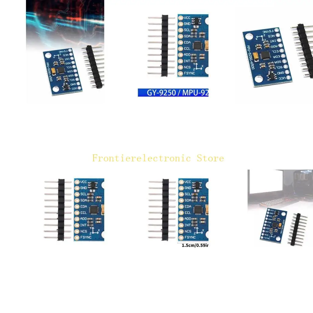 G8DB GY-9250 MPU9250 9 DOF Sensoring Module with Improved Sensitivity for Advanced Motion Detection and Control