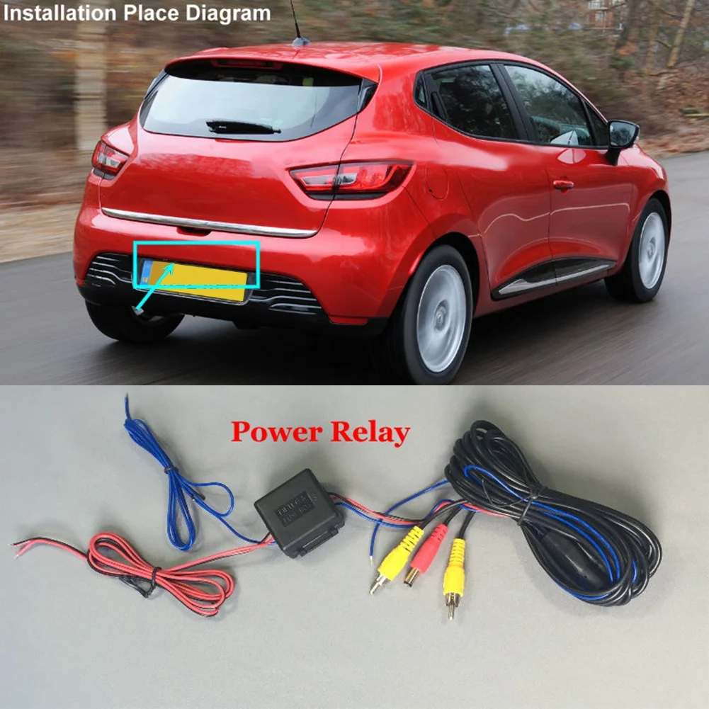 Car Rearview Reverse Camera Conversion Cable 24 Pin Adapter Kit For Renault Clio 4 IV 2012 2013 2014 2015 2016 2017 2018