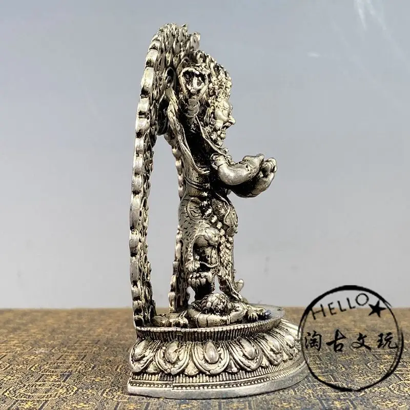 Mahakala with four arms Statue Sculpture Figurines Home Garden Decoration Statues For House