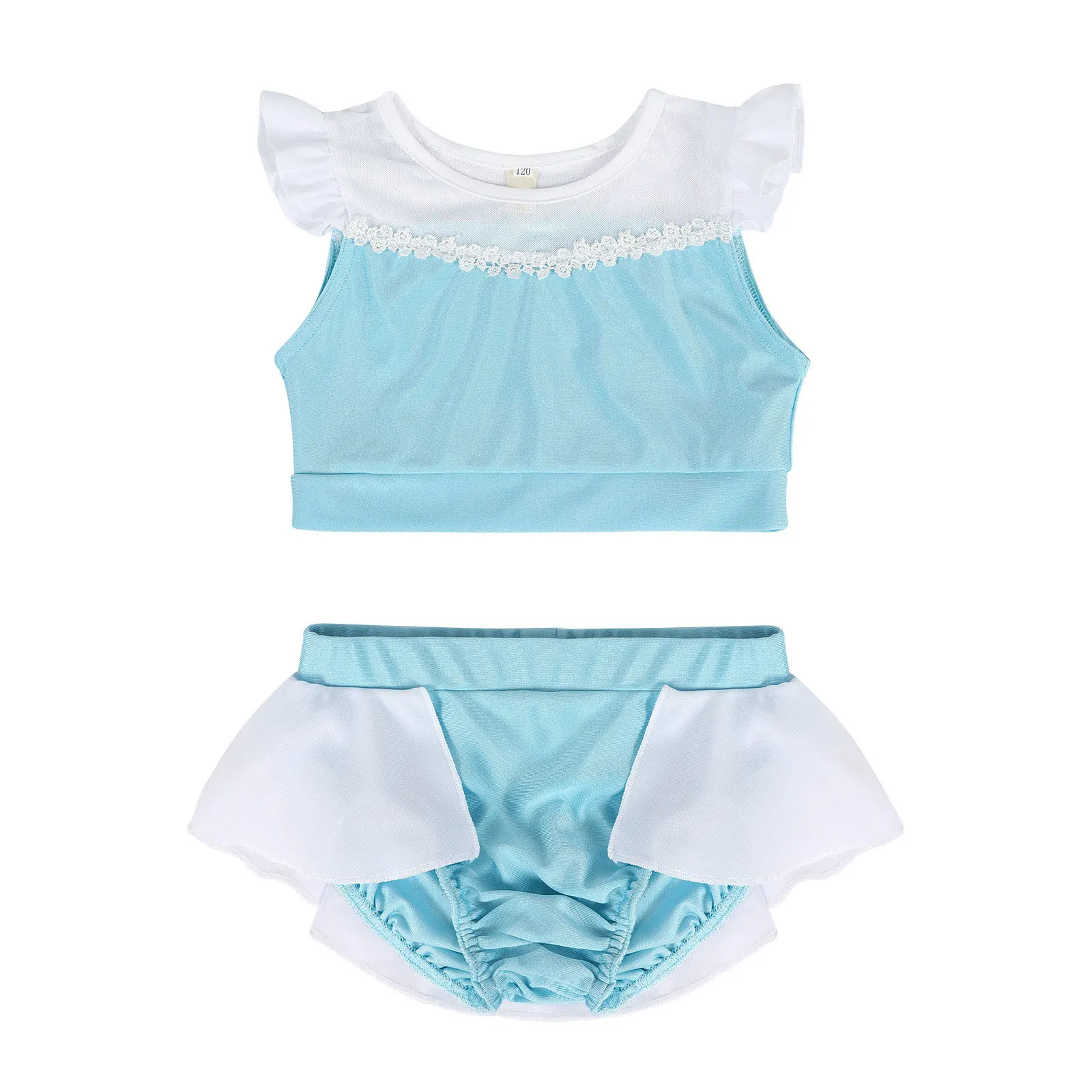 Fancy Princess Theme Swimsuit Pool Party Costume Elsa Jasmine Belle Swimming Suit Baby Girl Bodysuit Onepiece Kid Bathing Outfit