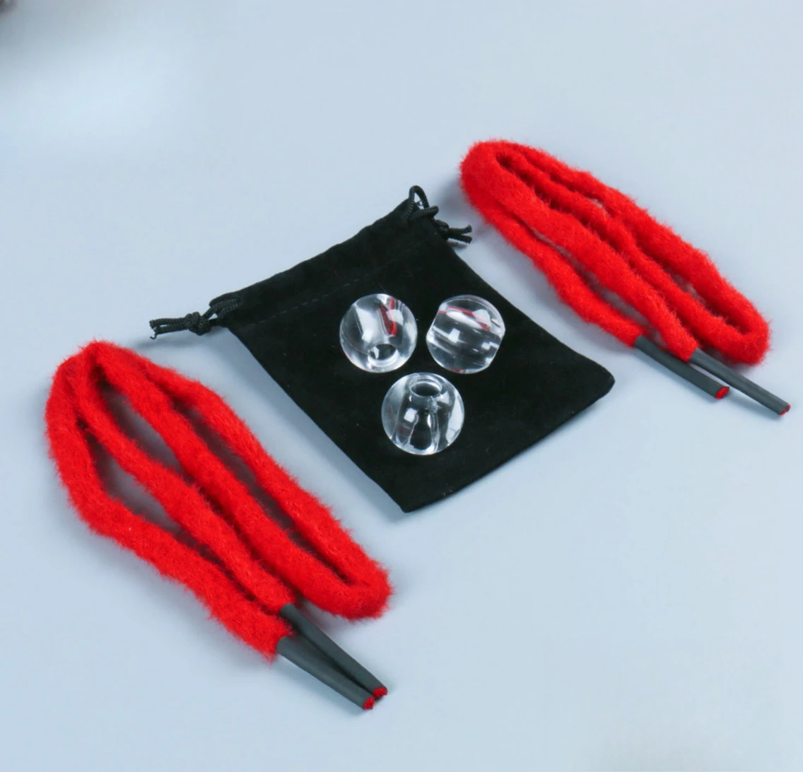 Corde magique à faire passer à travers la boule de cristal, Illusion de fuite de la Grand-mère, Accessoires de magie de close-up, Mentalisme de rue, Magicien