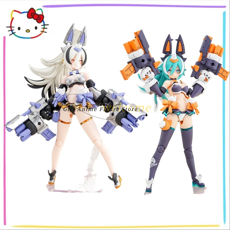 

In Stock Original KOTOBUKIYA Megami Device PUNI MOFU Silver Wolf 2026 New Products Mecha Assembly Moving Figure Ornaments Model