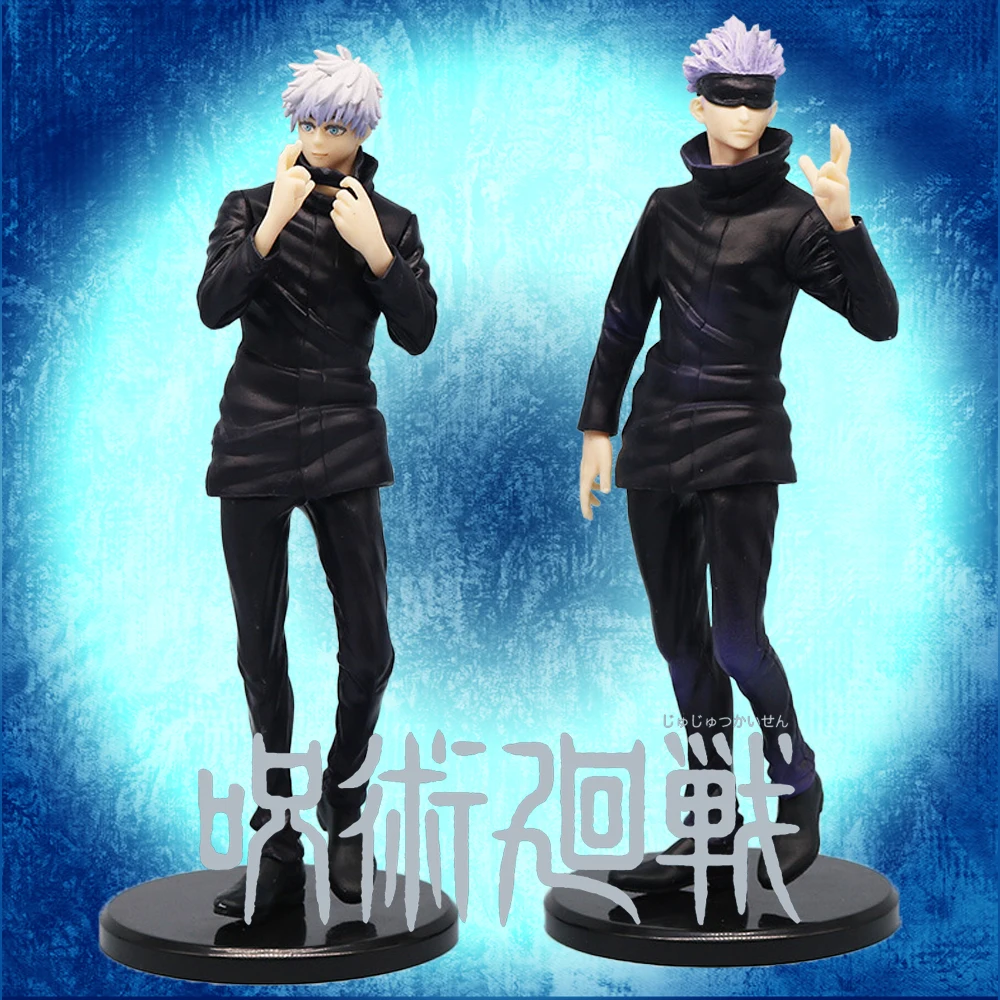 21cm Jujutsu Kaisen Anime Figure Gojo Satoru Anime Statue PVC Action Figure Collection Model Toys Children's Ornament Doll