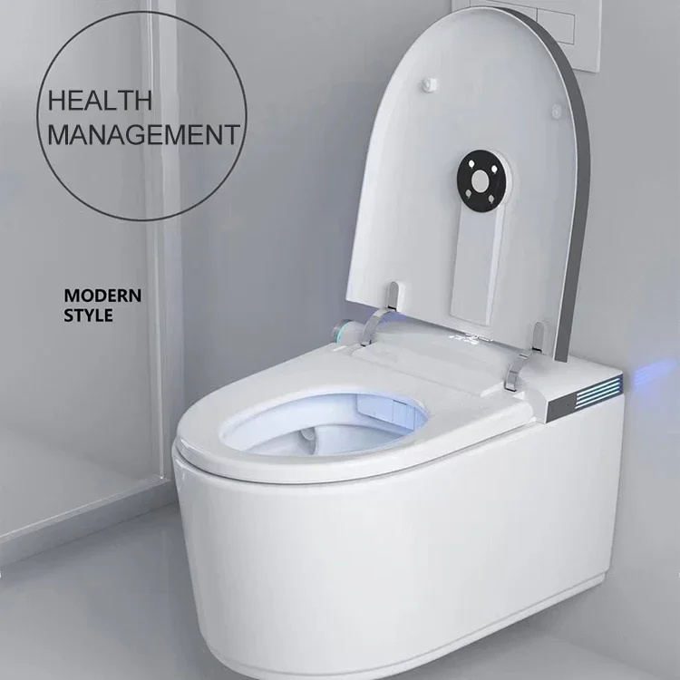 High End Automatic Wall Hung Smart WC Toilet Ceramic Intelligent White Wall Mounted Toilet