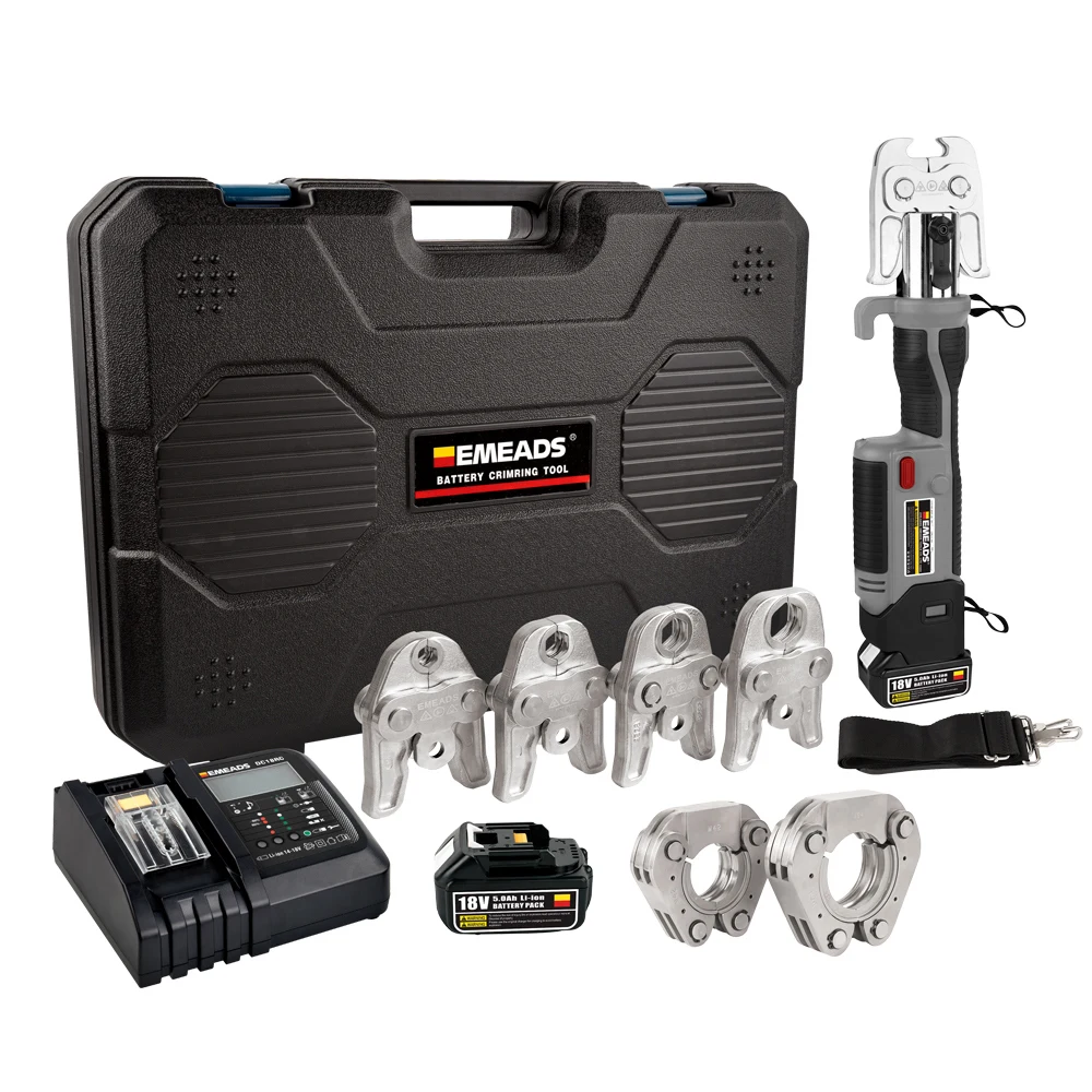 

Crimping Electric Pipe Tool Hydraulic Press Plumbing Battery Tools Emeads GE-1550 Copper 10 Plastic Box EMEADS