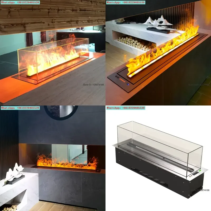 firenock glass atomizing fireplace anti-wind anti-interference hall villa special MX180a