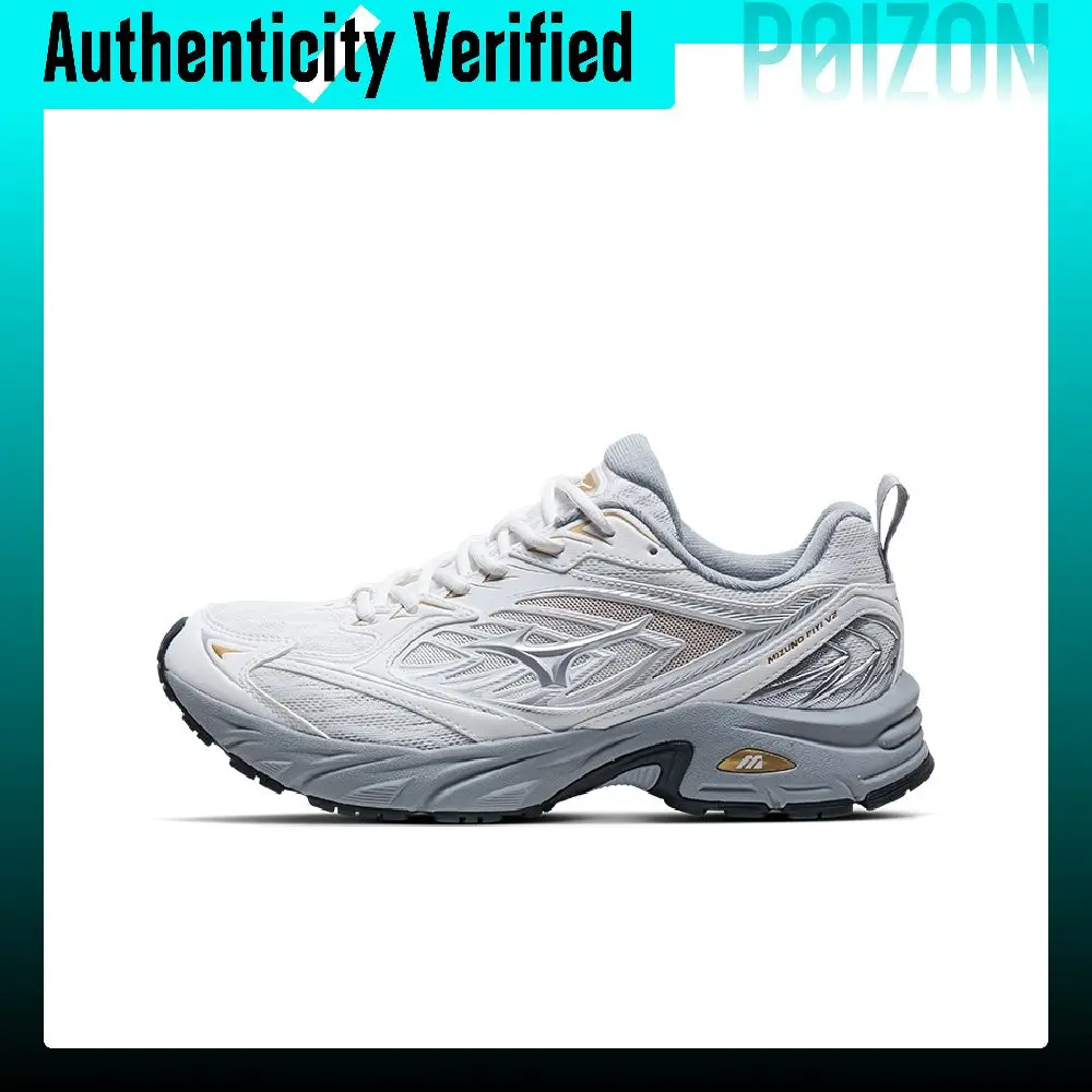 Mizuno FIYI V2 Slip Resistant, Abrasion Resistant, Breathable Low top Casual Running Shoes Unisex Ivory White D1GH241501