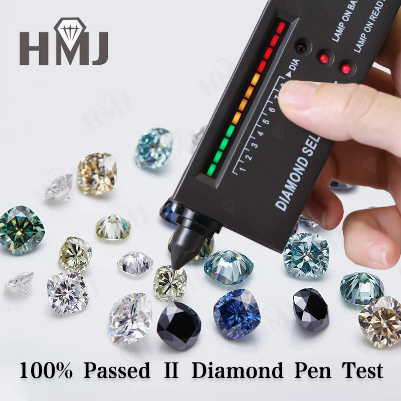 Großhandel Moissanit Lose Steine Kissenförmiger Schliff Superweiß Primärfarbe VVS1 Klarheit DIY Ring Halskette Ohrringe Hauptmaterialien – Detail 4