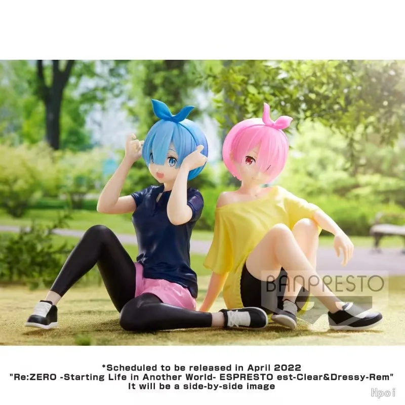 In Stock Original Bandai Banpresto Re Life In A Different World From Zero Rem Ram Anime Action Figures Model Toys Ornament Gifts