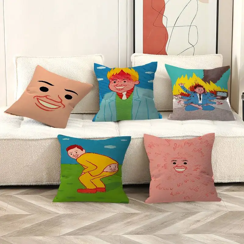 Art J-Joan C-Cornella Funny Classic Cushion Cover Inches Farmhouse Decor Home Throw Pillow Covers For Couch Decorations