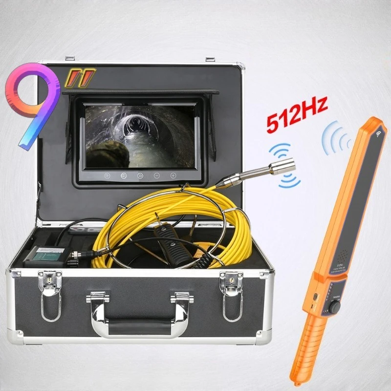 9-Inch self-balancing camera, industrial endoscope, sewer detector