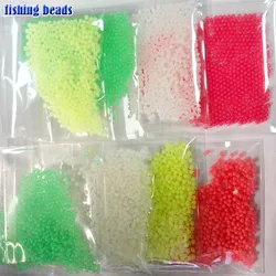 luminous small beads golw in the dark fishing beads quality  500pcs/lot