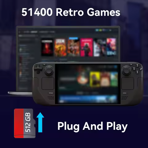 Batocera 39 Game TF Card For Steam Deck/GDP WIN4 Handheld Game Consoles/PC/MAC 1TB With 61000+ Retro Games For PS3/PS1/WII/N64
