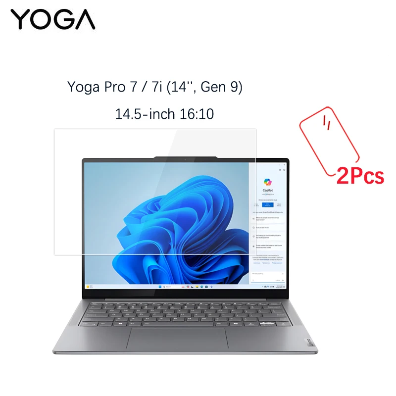 2X Anti Glare BlueRay 14.5-inch Screen Guard Protector For Lenovo Yoga Pro 7 (14'' Gen 9)/Pro 7i (14'' Gen 9) Laptop PC 16:10