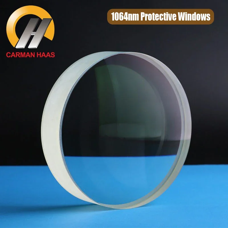 10 Pcs/Lot Carmanhaas 1064nm Fiber Laser Protective Glass Protective Window Lens 4KW Lenses for Laser Cutting Welding Machine