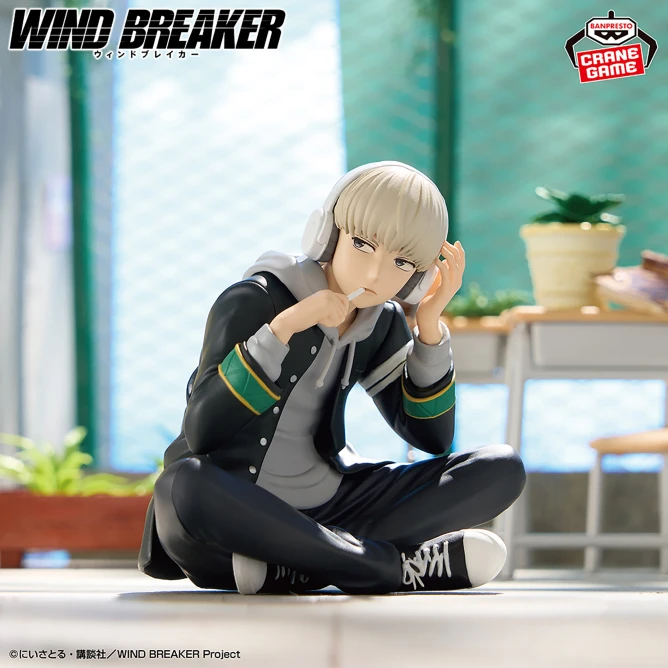 

Оригинальная оригинальная модель BANPRESTO Wind Breaker 9 см Kaji Ren Chatting Time, фигурка, коллекция моделей, игрушка в подарок
