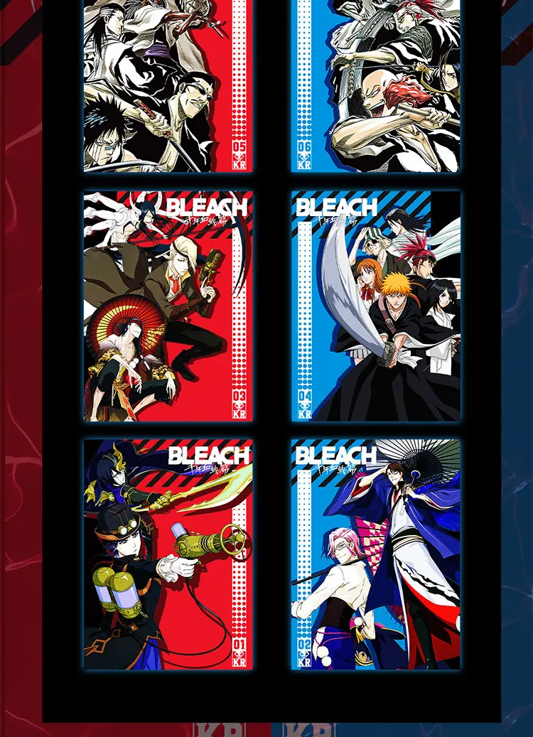 Anime Bleach Characters Card Thousand-Year Blood Kurosaki Ichigo TCG Game Collection Card Cosplay Board Game Cards Kids Toy Gift