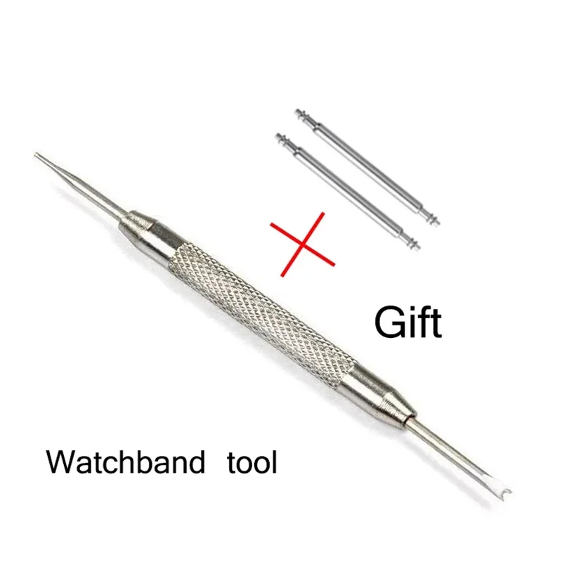 16mm 18mm 20mm 22mm 24mm Butterfly Deployment Buckle Automatic Stainless Steel Clasp for Watch Band Replace Clasp with Tool
