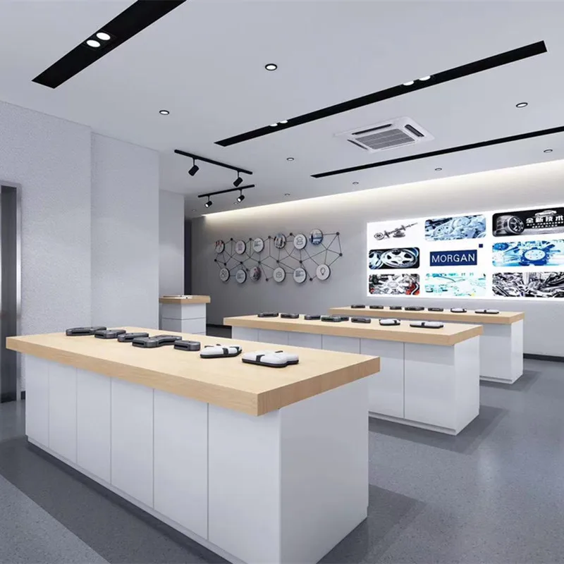 Central Exhibition Reception Desks Stand - Creative Technology Reception Desks Experience Office Furniture Военное ДелоZY40JDT