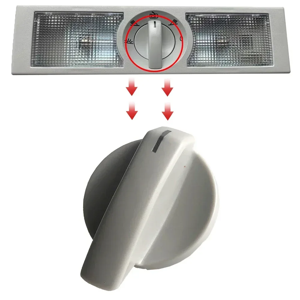 1pc Car Canopy Reading Lamp Knob Switch for VW Cross Polo 4 Mk4 Sedan 9N 6R 5 GTI 2002-2013 Jetta A6 Touran Tiguan T5 Skoda Seat