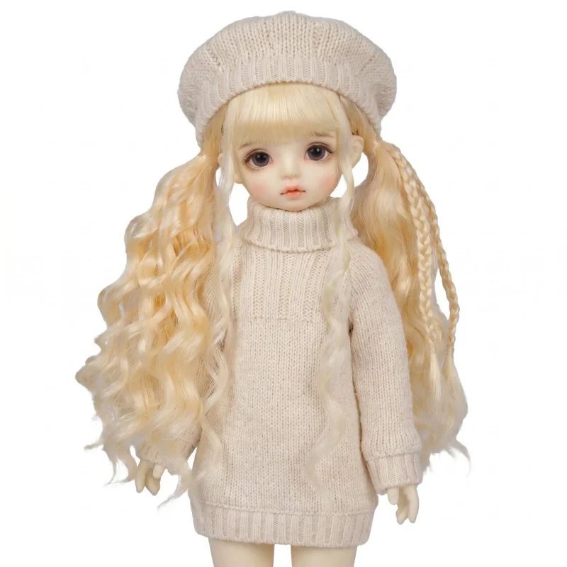 

JD858 All Sizes Pony With Braid BJD Wig Suit OB11 YOSD MSD SD DOD Blythe Doll Hair Wholesale 1/8 1/6 1/4 1/3 Cheap Accessories