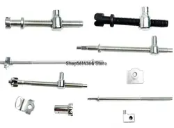 Chainsaw Tension Adjuster Screw Nut Black/Silver Gray Metal 2sets for 5016/6018 Electric Saw