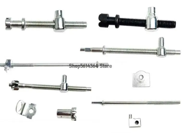 Chainsaw Tension Adjuster Screw Nut Black/Silver Gray Metal 2sets for 5016/6018 Electric Saw