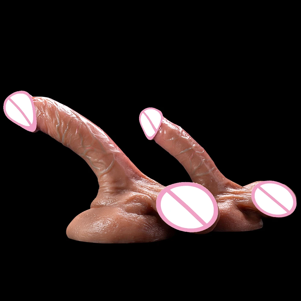 XXL Soft Skin Feel Realistic Dildo Adult Sex Toys for Women Big Suction Cup Soft Double Silicone Masturbators Penis Dick Dildo