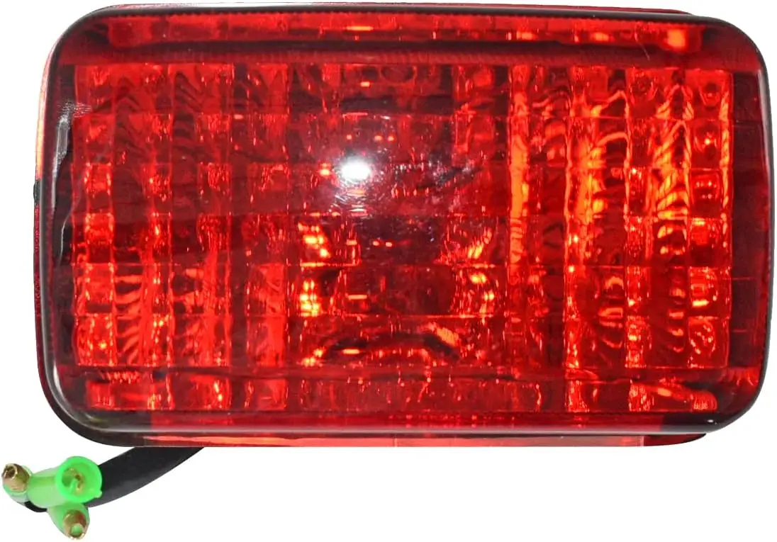 Brake Tail Light Fit for Yamaha Banshee 350 Grizzly 125 550 700 Raptor 250 Rear Taillight Lens Bulb 2002-2006 5KM-84710-01-00