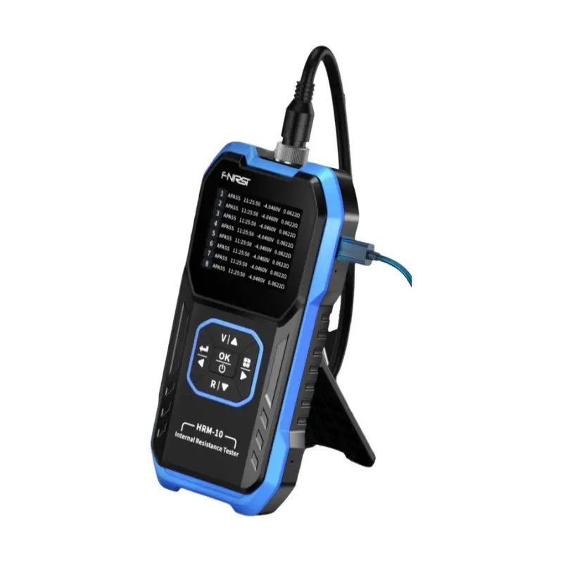 FNIRSI HRM-10 Testador de resistência interna de tensão da bateria 18650 Testador de capacitor de bateria de carro de chumbo de lítio ac ácido de alta precisão