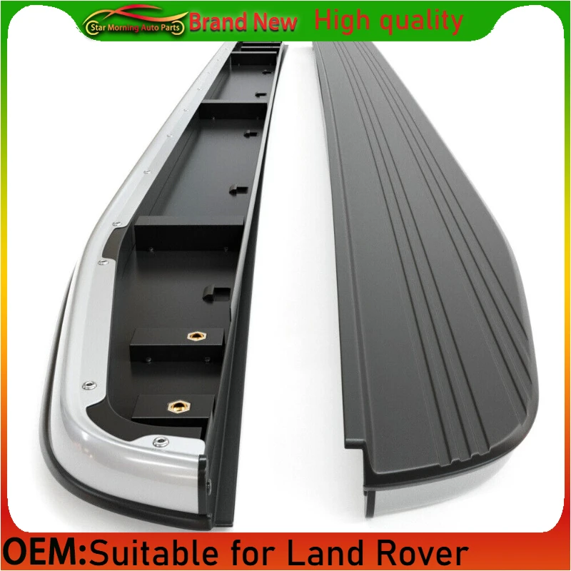 Brand New Fit Range Rover Sport L494 Automotive Exterior Fittings Aluminum Side Steps Automotive General Run Plate Silver Trim