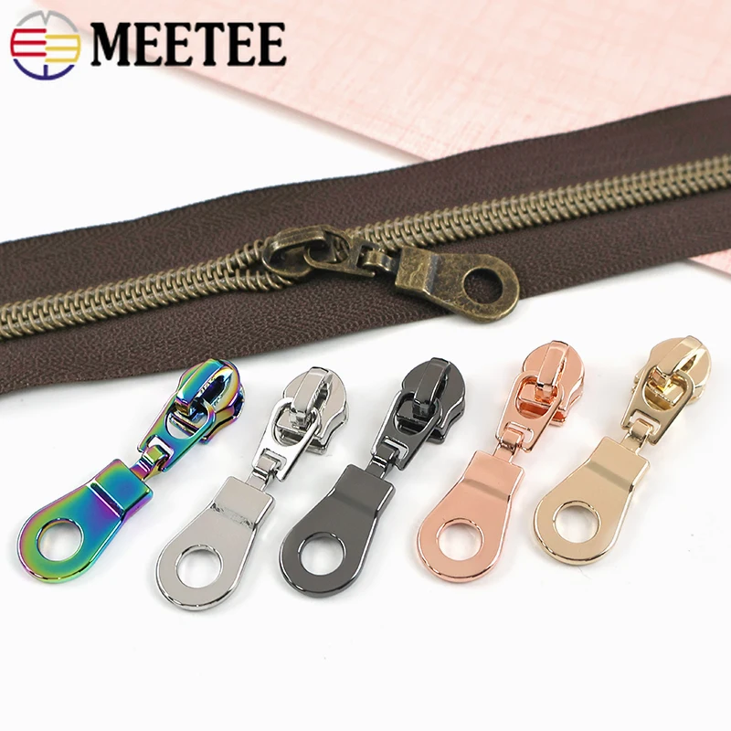

10/20/30Pcs 5# Nylon Zippers Puller Handbags Pocket Replace Zipper Slider Luggage Jacket Zip Head Repair Kits Hardware Accessory