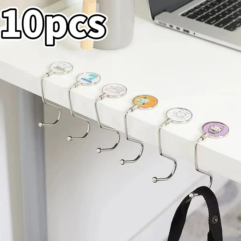 New Hook Desktop removable hook Mobile Bag HangerBag Hook Organiser Hooks Shelf Student Desk Side Bag Hook Desk Organiser Hooks