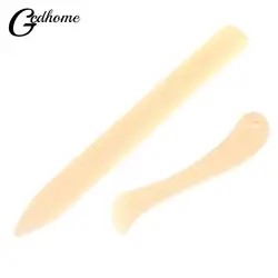 2Pcs/Set Bone Folder Craft Tools Pastic Open Leather Knife For Leather Scoring Folding Creasing Paper Home Handmade Accessories