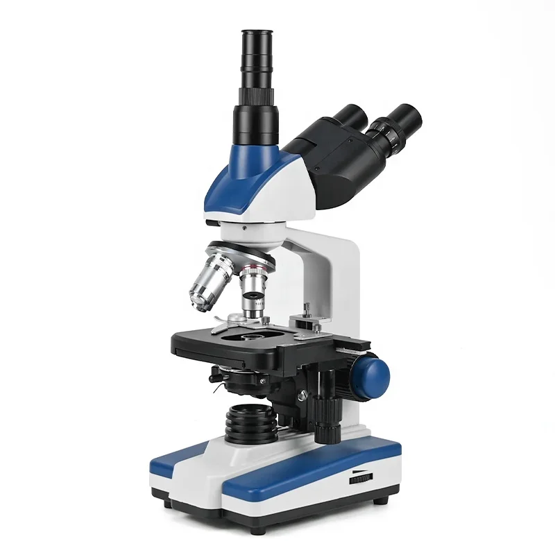 NK-210T 40x-1600X Classic LED Brightfield  Trinocular Compound Biological Microscopes