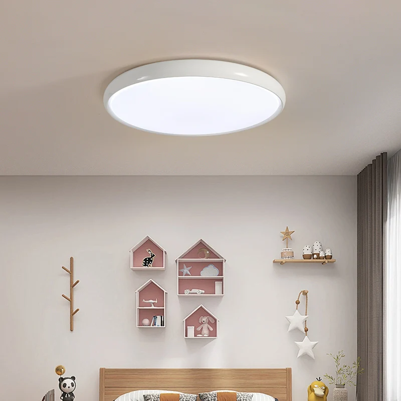 Modern Round Ceiling Light Surface Installation Minimalist Living Room Bedroom Kitchen Home Office LED Lighting
