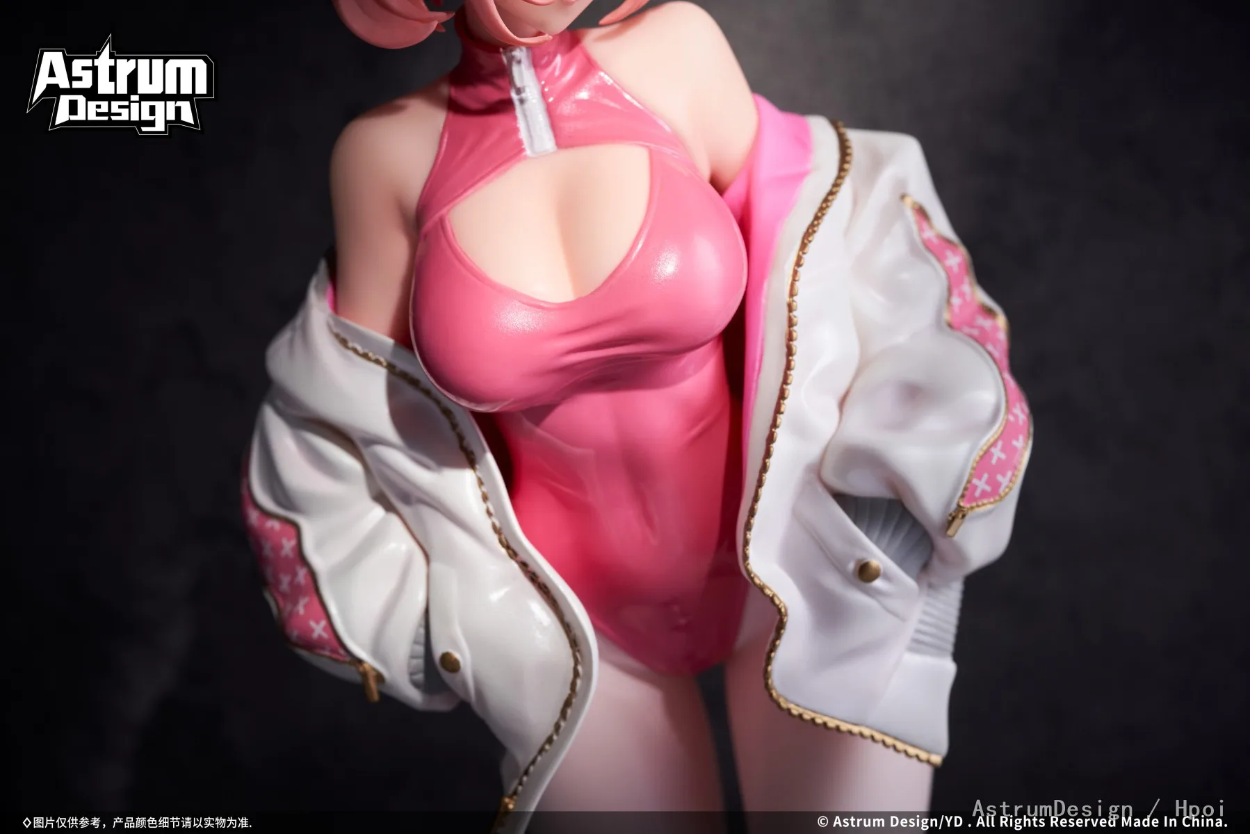 24cm Astrum Design Luna Illustration by YD Anime Figure Sexy Black Pink Mask Girl Action PVC Collectible Model Doll Toys