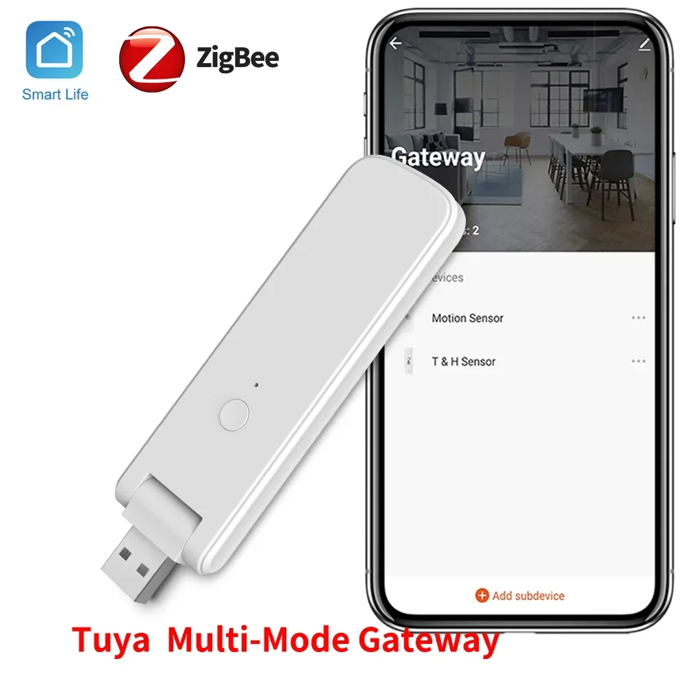 Tuya Zigbee 3.0 Hub Wireless Multi Mode Gateway Smart Home Bridge For Automation Via Smart Life Works with Alexa Google Home