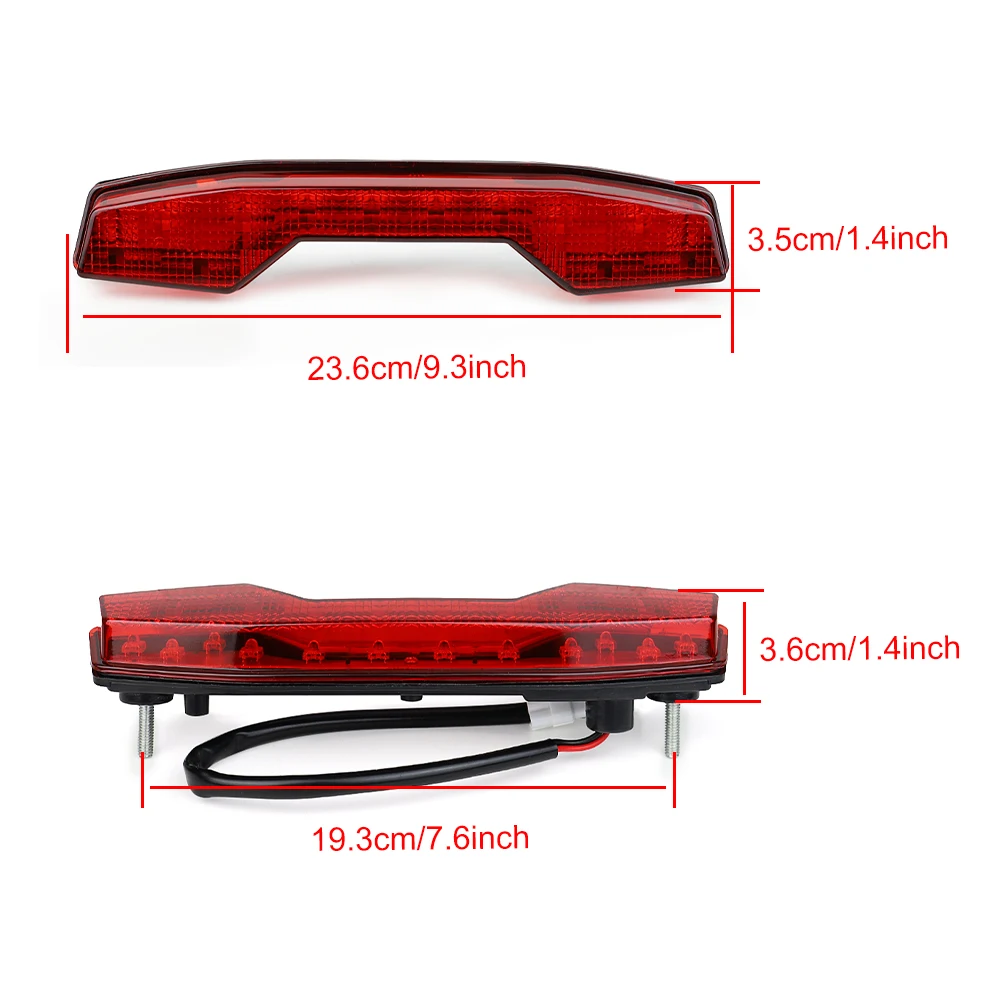 ATV LED Taillight Assembly Red Brake Stop Tail Light Rear Tail Lamp for Suzuki LTR400 LTR450 LTR450R LTR 400 450 Quadsport