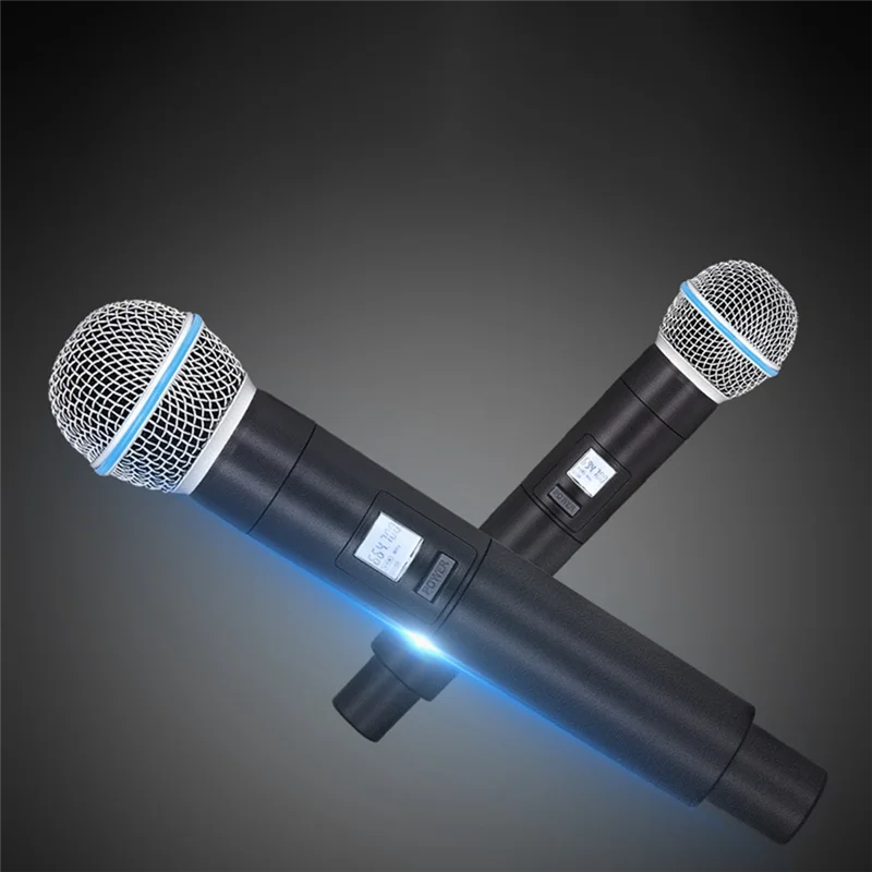 Новый ручной беспроводной микрофон GLXD4, профессиональная система УВЧ, ручной микрофон для сцены, речи, свадебного шоу, вечеринки, церкви-US P